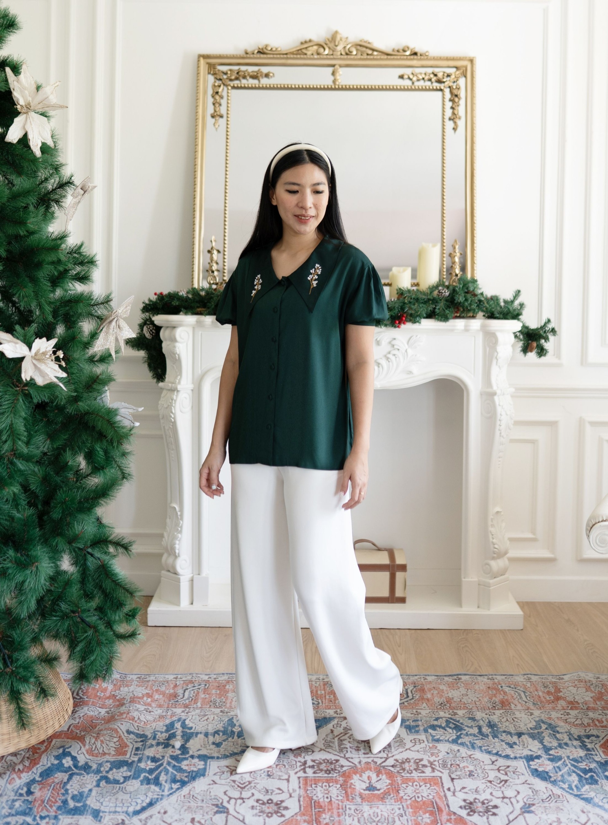Maddie Top Collar & Mason Shirt