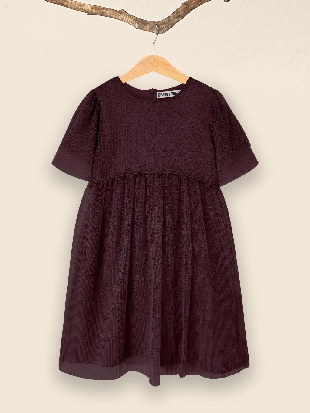 Madelynn Pleated Tulle Dress