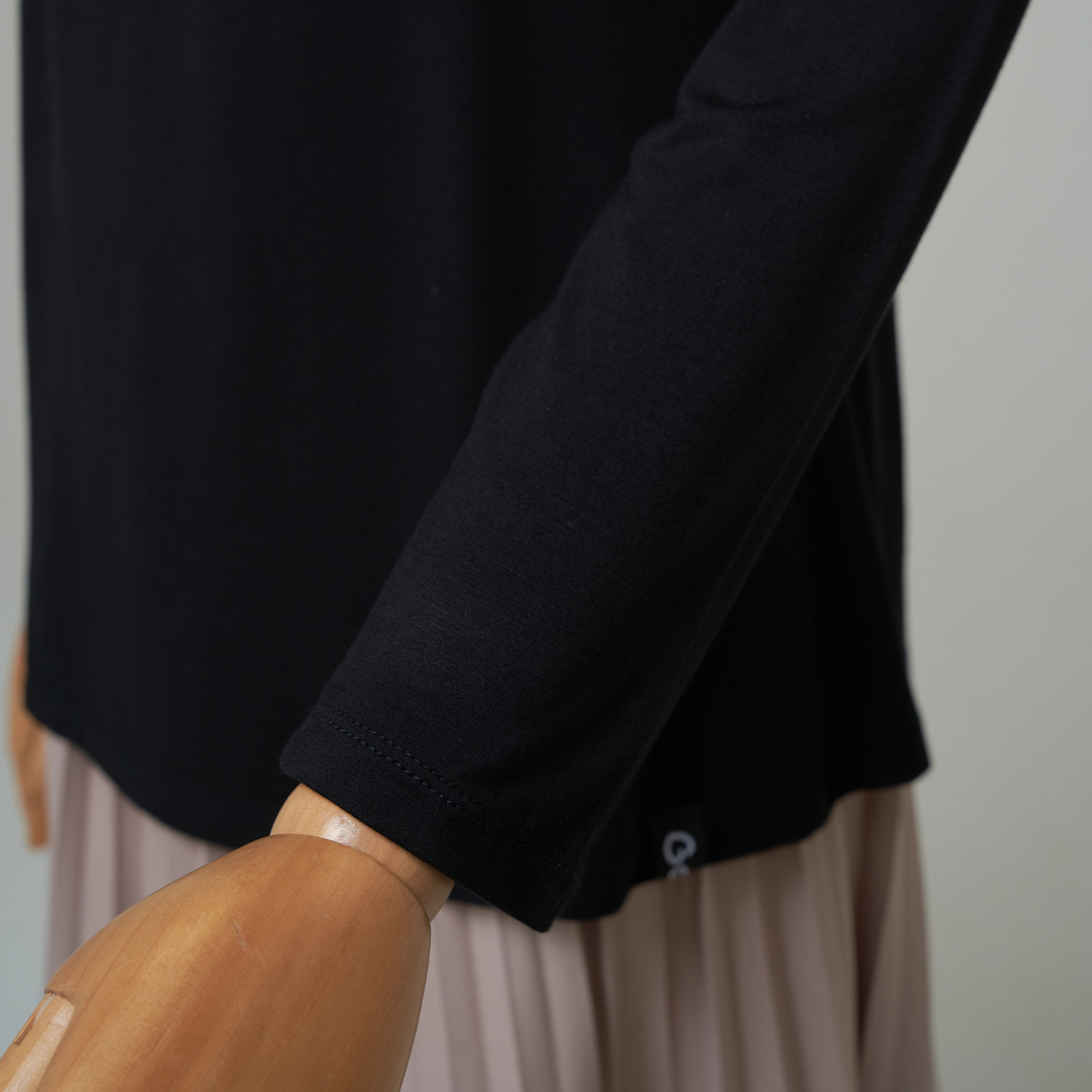 Basic Long Sleeve Aerism cooltech - Inner Manset Kerah Lengan Panjang