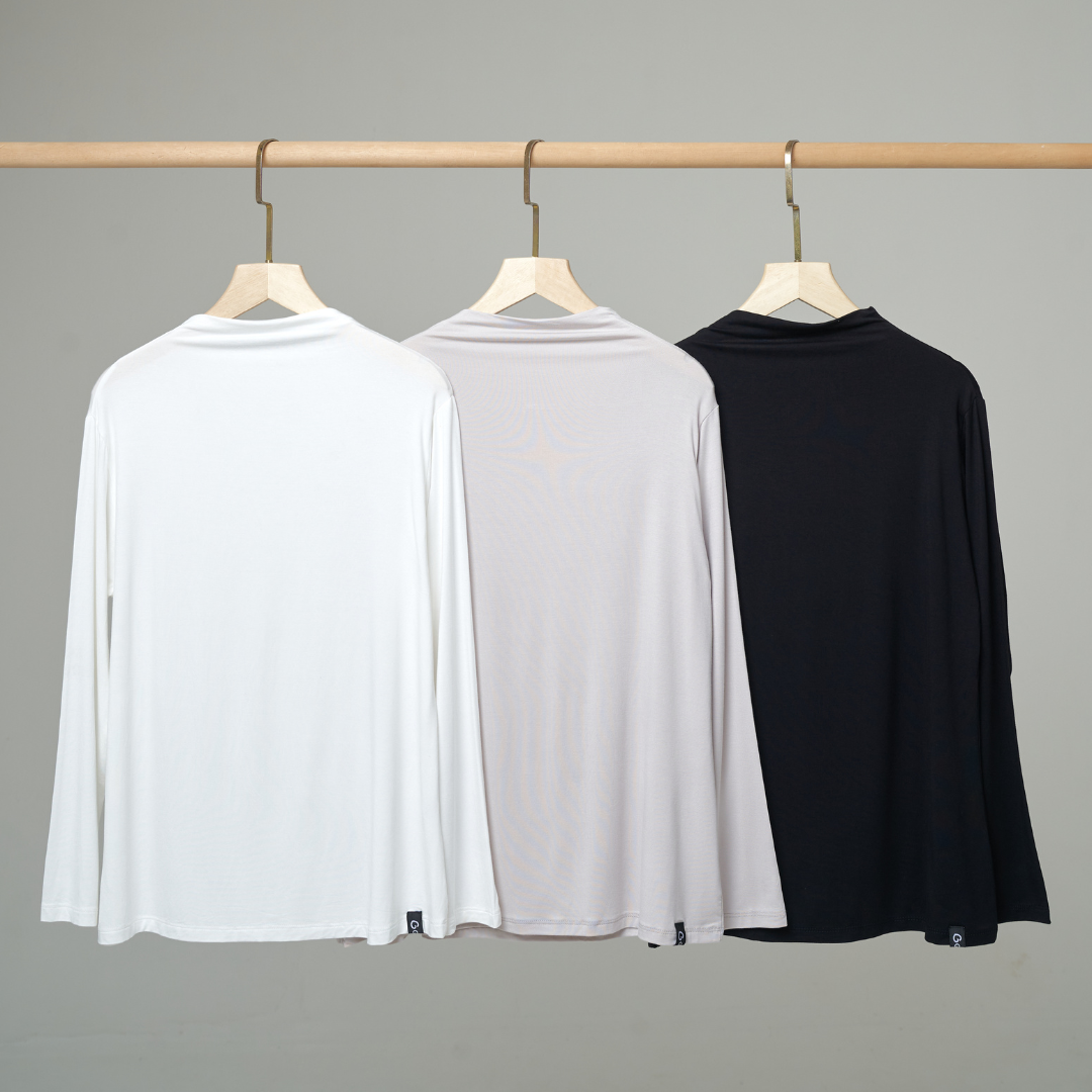 Basic Long Sleeve Aerism cooltech - Inner Manset Kerah Lengan Panjang