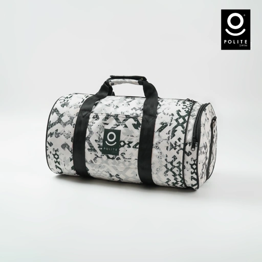 Image of DUFFLE BAG ETHNIC BLACK