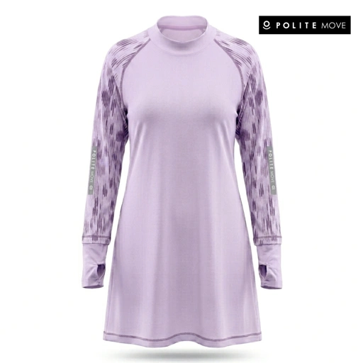 Baju Olahraga Muslimah - PULLTEE LILAC