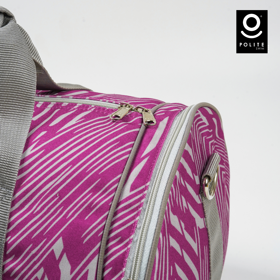 DUFFLE BAG ZEBRA WINE