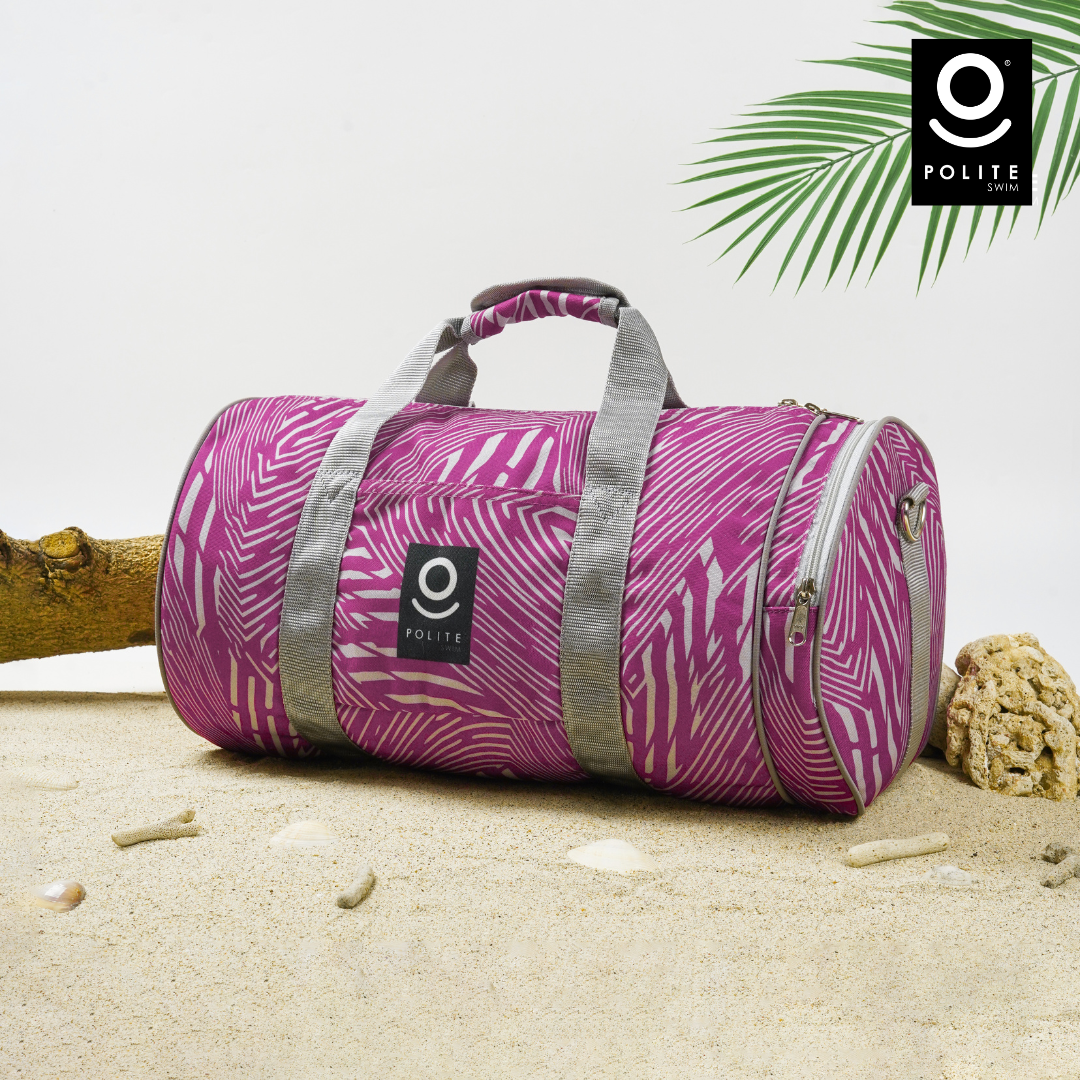 DUFFLE BAG ZEBRA WINE