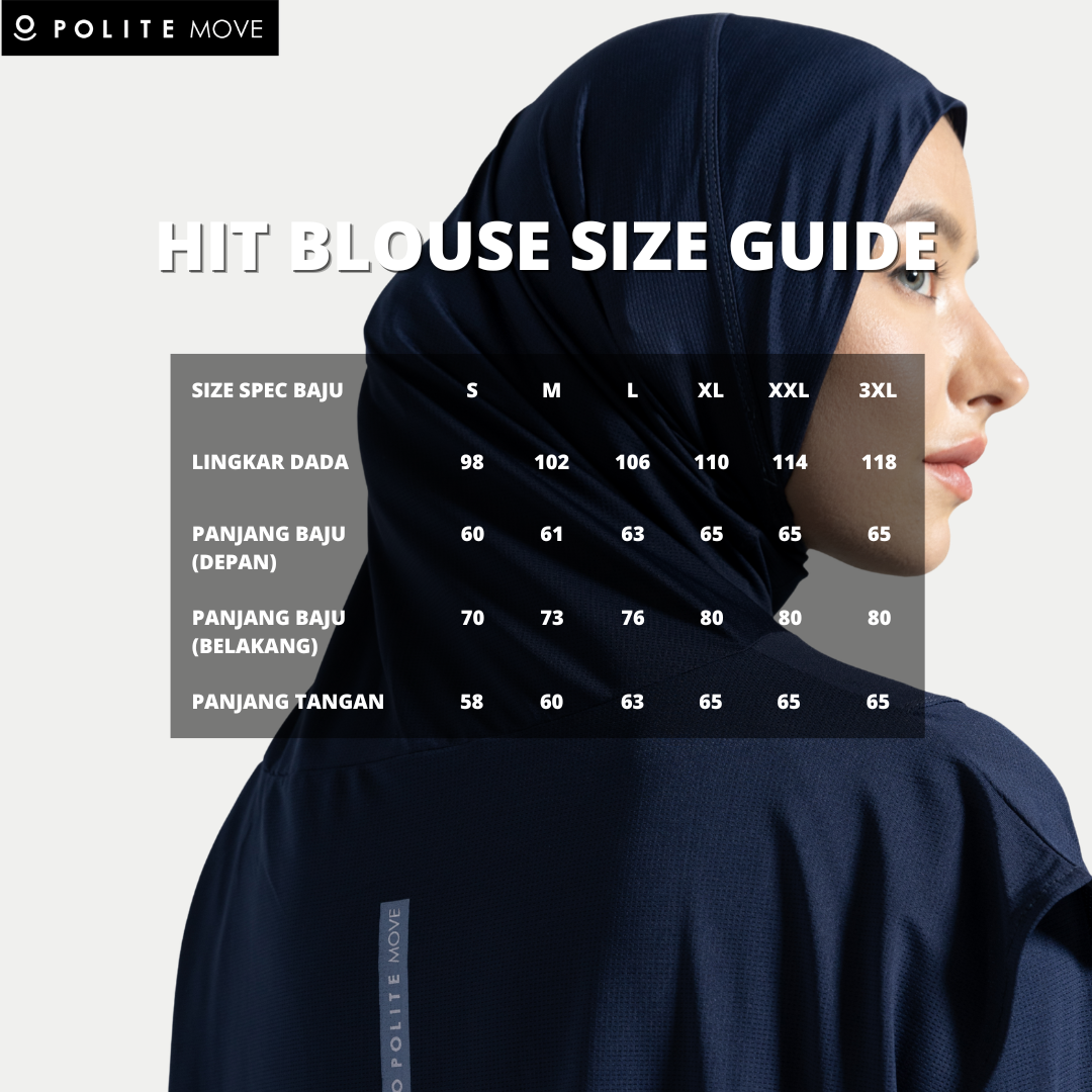 Baju Olahraga Muslimah - HITBLOUSE