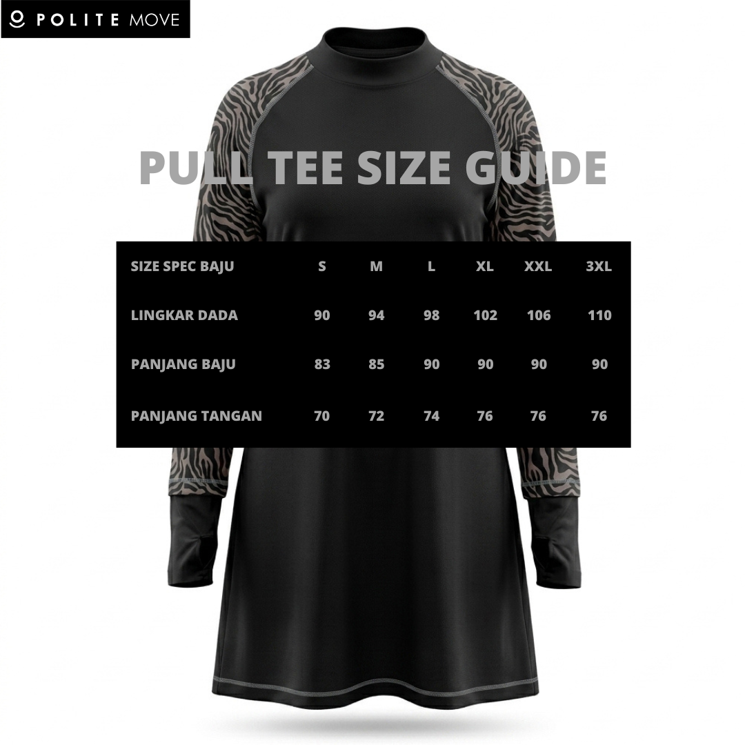 Baju Olahraga Muslimah - PULLTEE PRINTING