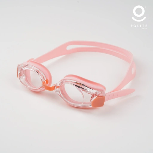 Image of Kacamata Renang Minus POLITE swim - SG JELLY FISH PEACH MYOPIA