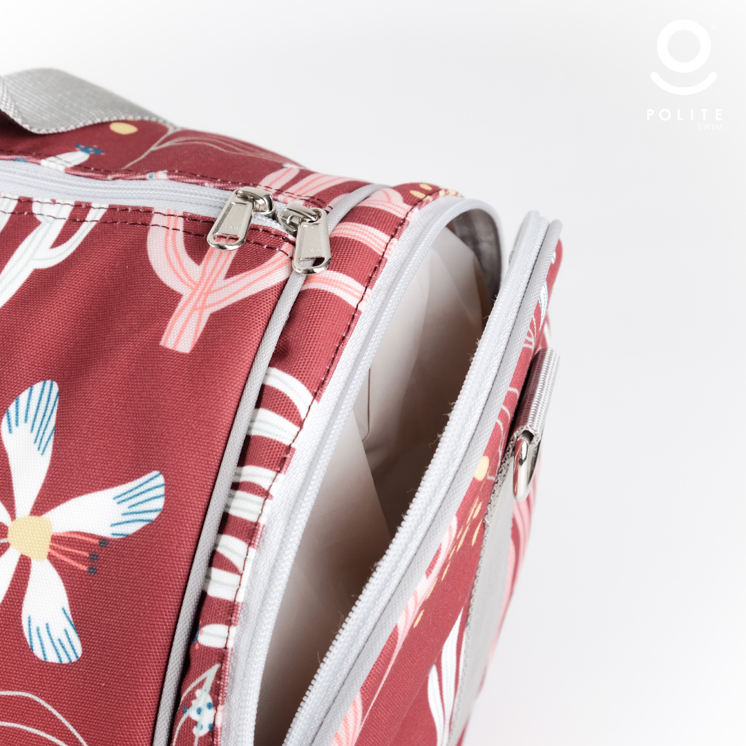 DUFFLE BAG BEAUTIFUL SEA MAROON