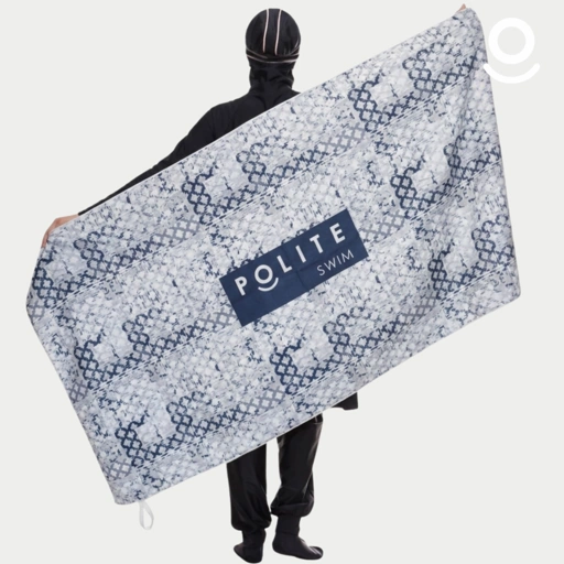 POLITE SWIMMING TOWEL SQUARE NAVY