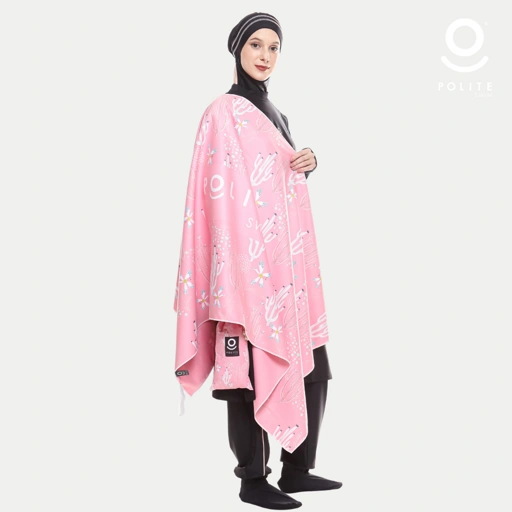 Image of POLITE SWIMMING TOWEL BEAUTIFUL SEA PINK