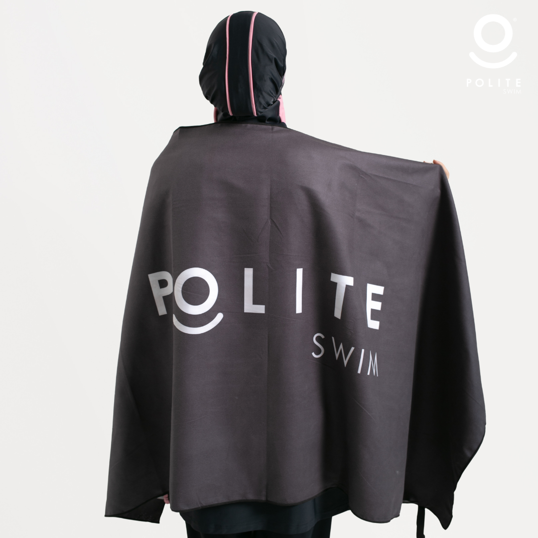 POLITE SWIMMING TOWEL BLACK CORAL REEFS