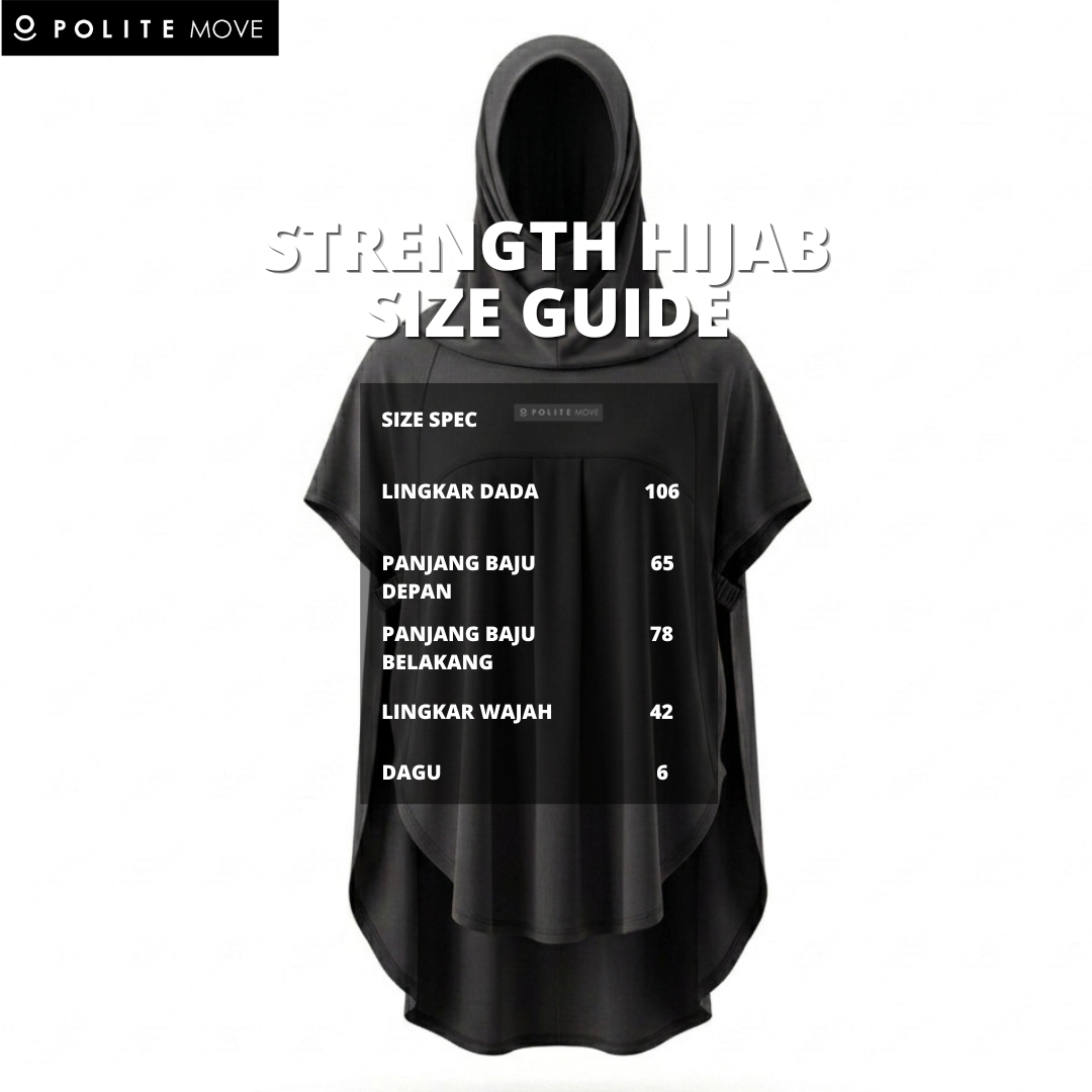 Hijab Olahraga Muslimah - STRENGTH HIJAB