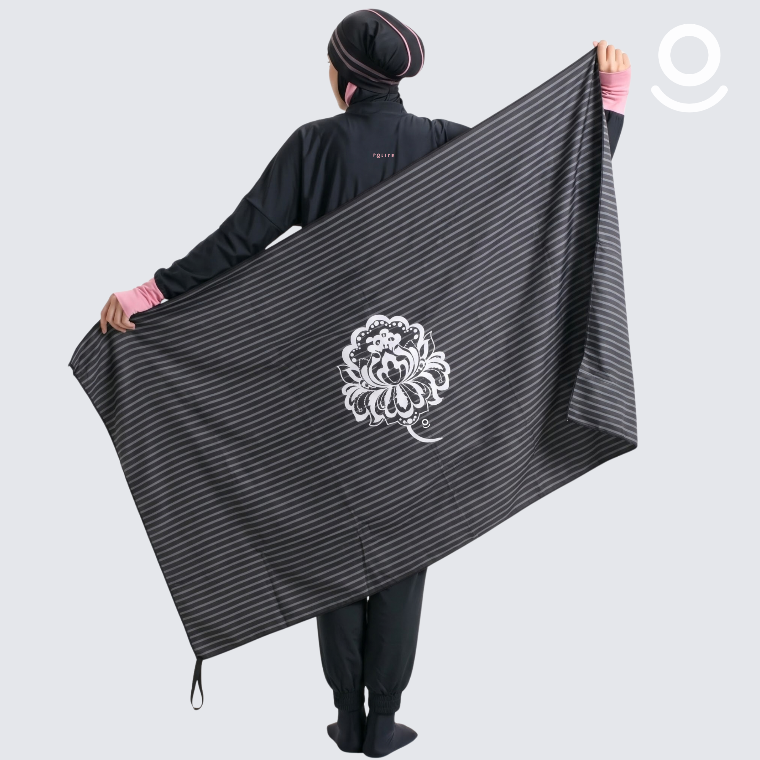 POLITE SWIMMING TOWEL HINDIA FLOWER