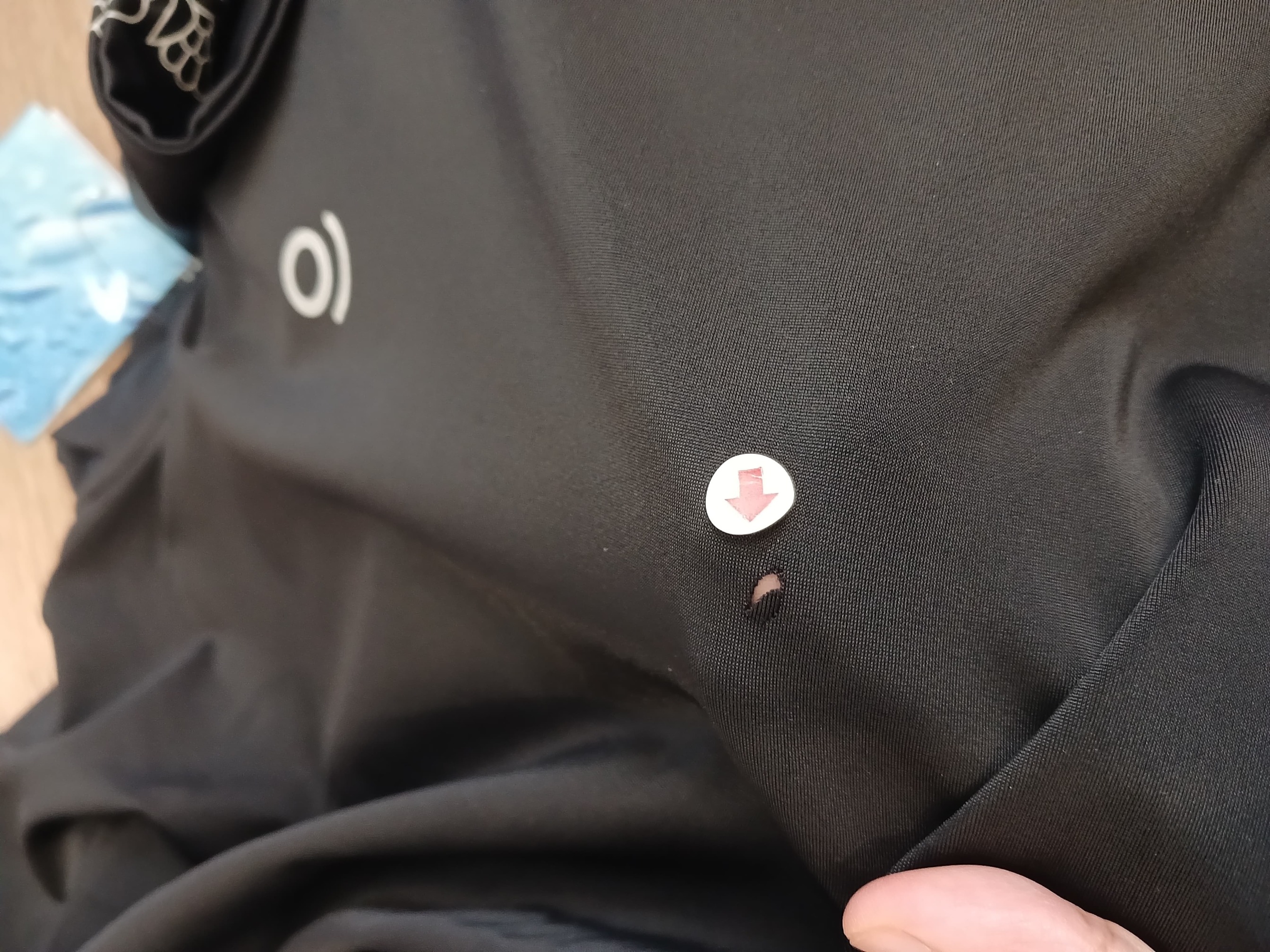 DEFECT Baju Renang Muslimah Premium Syar'i - L. TUN WHALE BL-SB A LINE (BLACK - SILVER BRIGHT)