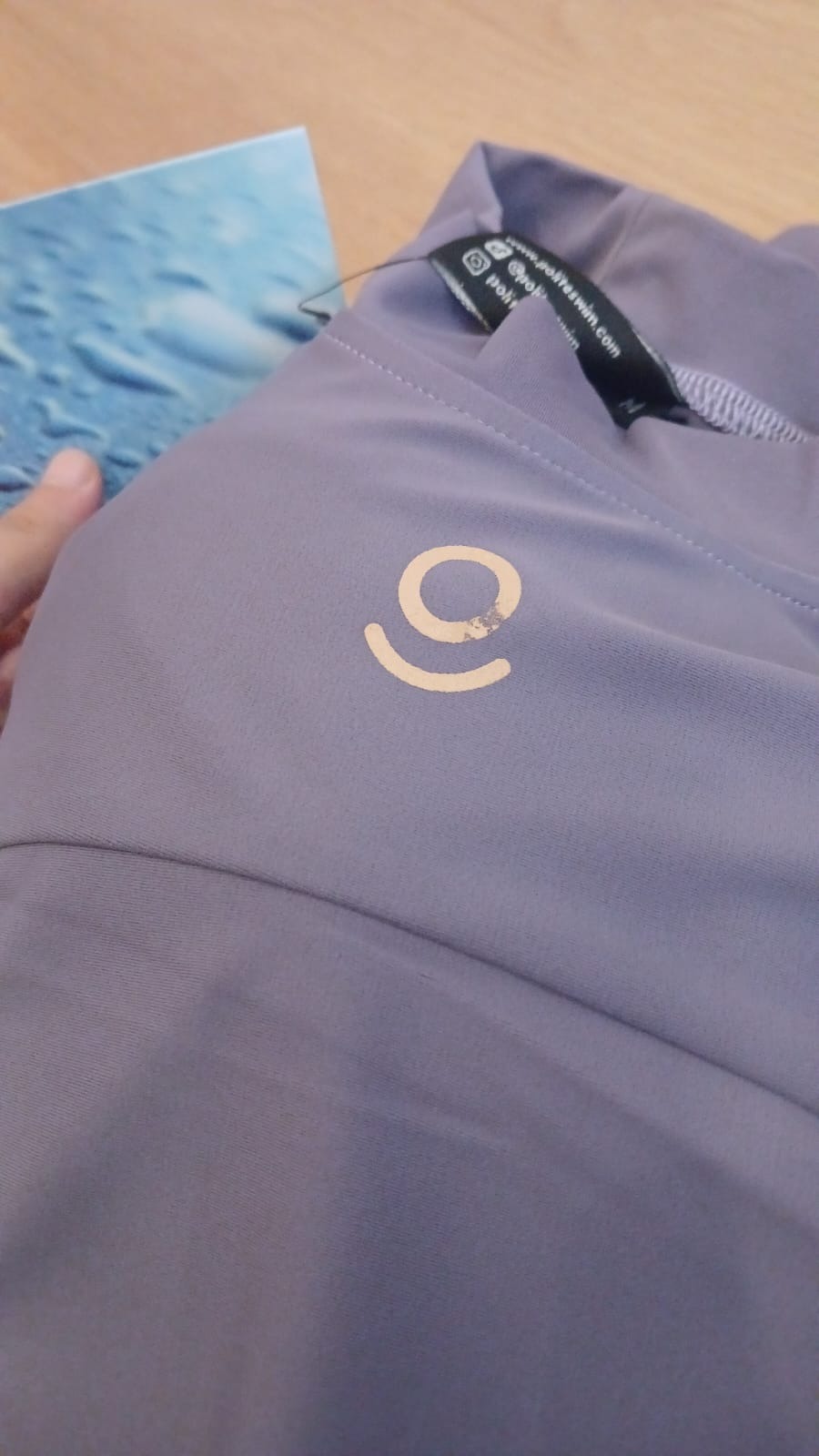 DEFECT Baju Renang Muslimah Premium Syar'i - 1WHALE FIN DV-CL (DARK VIOLET - COCKTAIL)