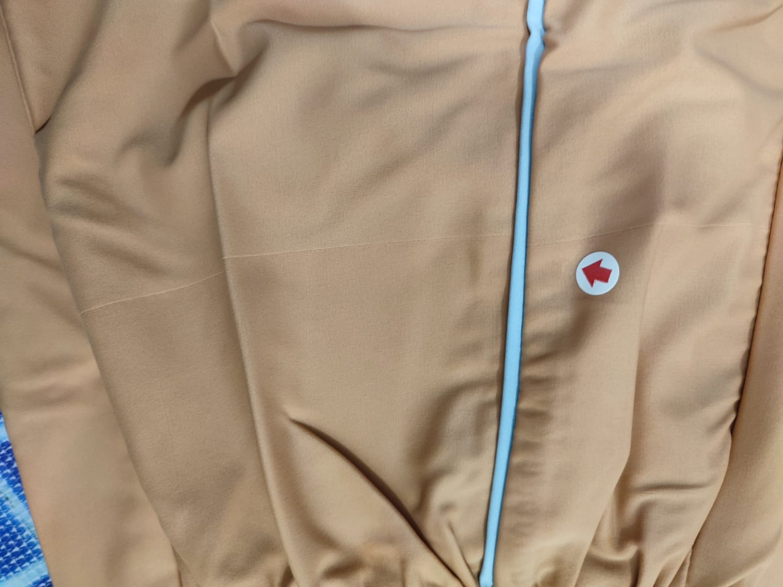DEFECT Baju Renang Muslimah Premium Syar'i - 3SHARK DS-LB A LINE (DARK SALMON - LIGHT BLUE)