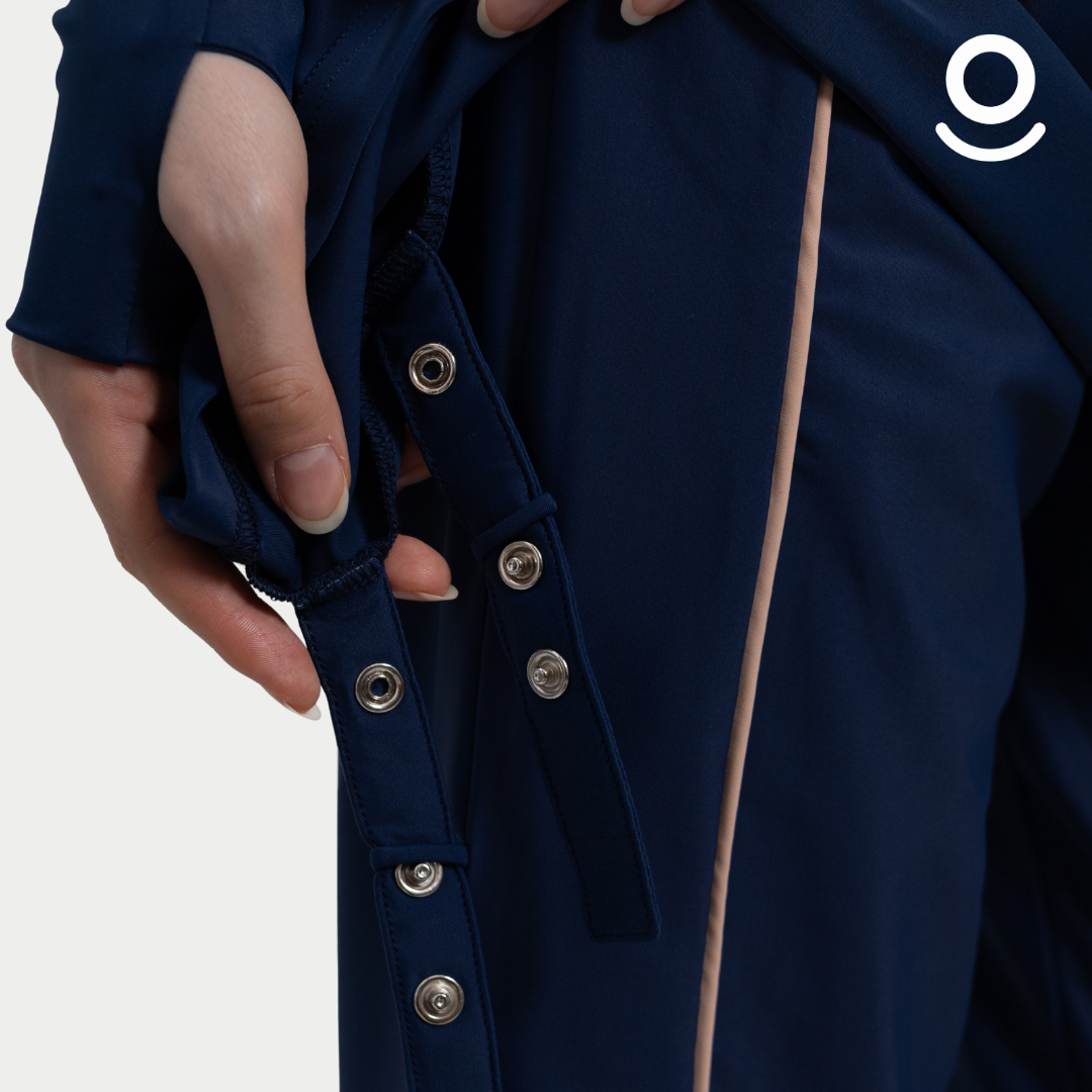 Baju Renang Muslimah Premium Syar'i - 4SHARK NV-CL A LINE (NAVY - COCKTAIL)