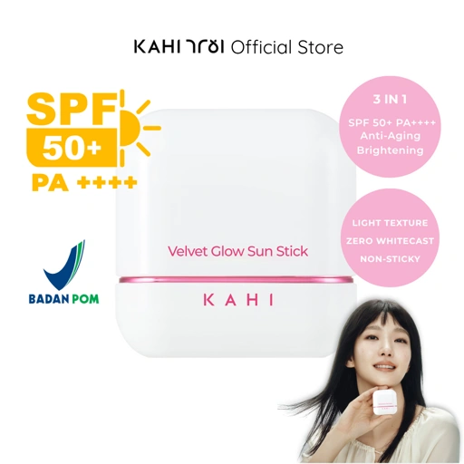 Image of PRE-ORDER [Official] KAHI Velvet Glow Sunstick SPF50+ PA++++ — Lightweight & Hydrating Sun Protection — 13,5g