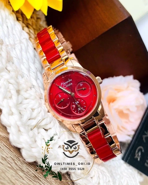 Image of Jam Tangan AC Red Ceramic For Ladies