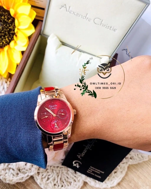 Image of Jam Tangan AC Red Ceramic For Ladies