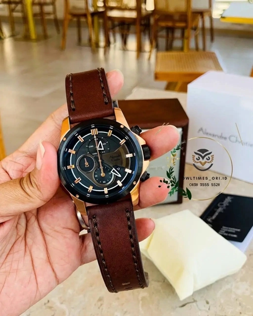 Image of Jam Tangan AC List Black For Man