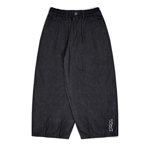 Image of Hare Harem - Denim Pants ( Black Washed 12oz )