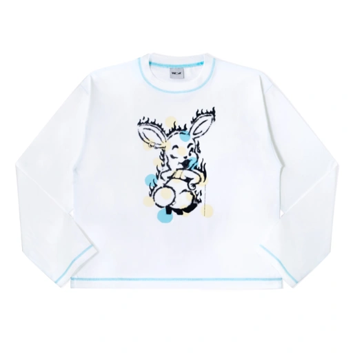 Image of Mochi Bun - Long Sleeve ( White )