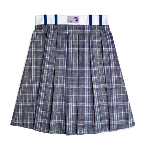 Image of Belinda - Midi skirt Lucky Grey Tartan 