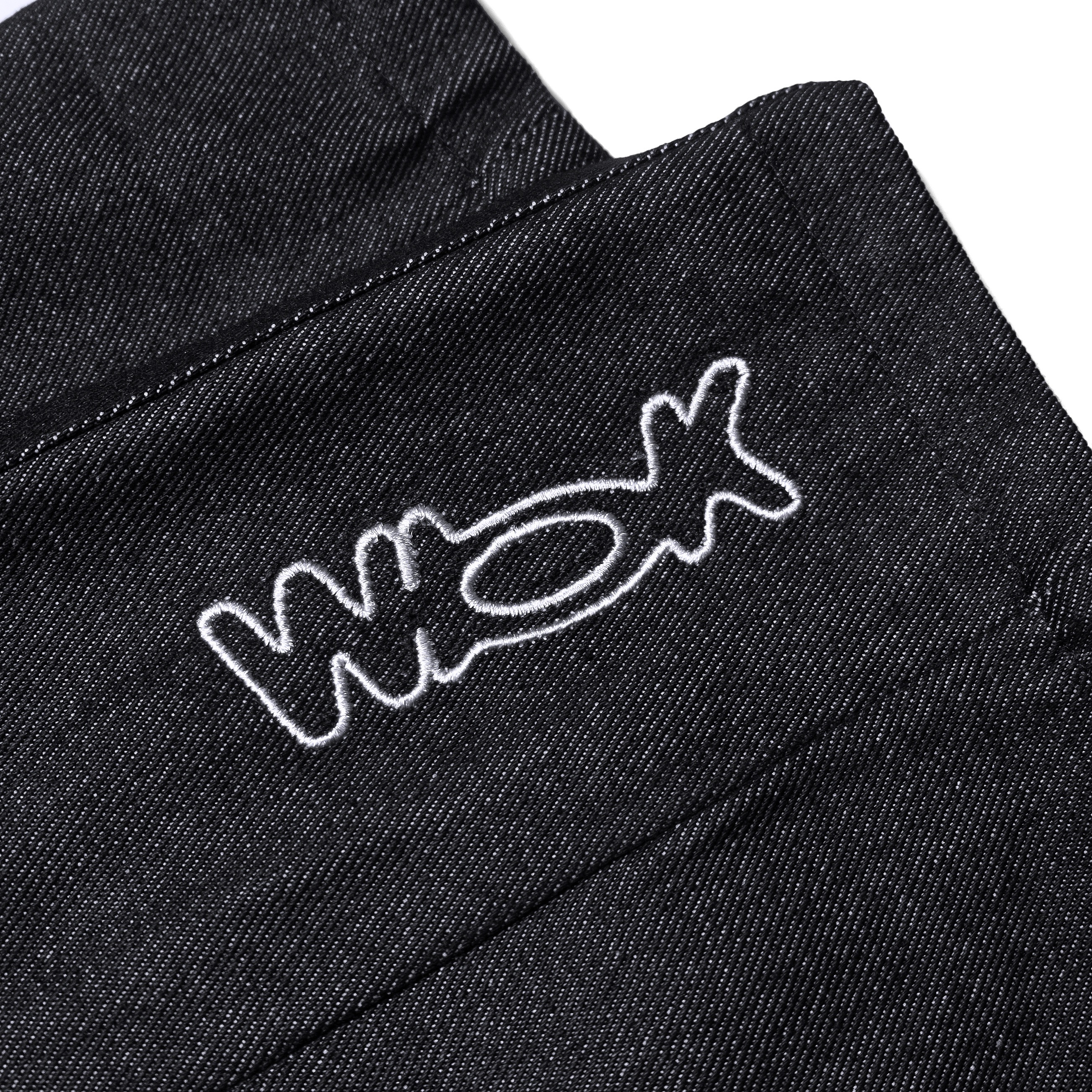 Hare Harem - Denim Pants ( Black Washed 12oz )