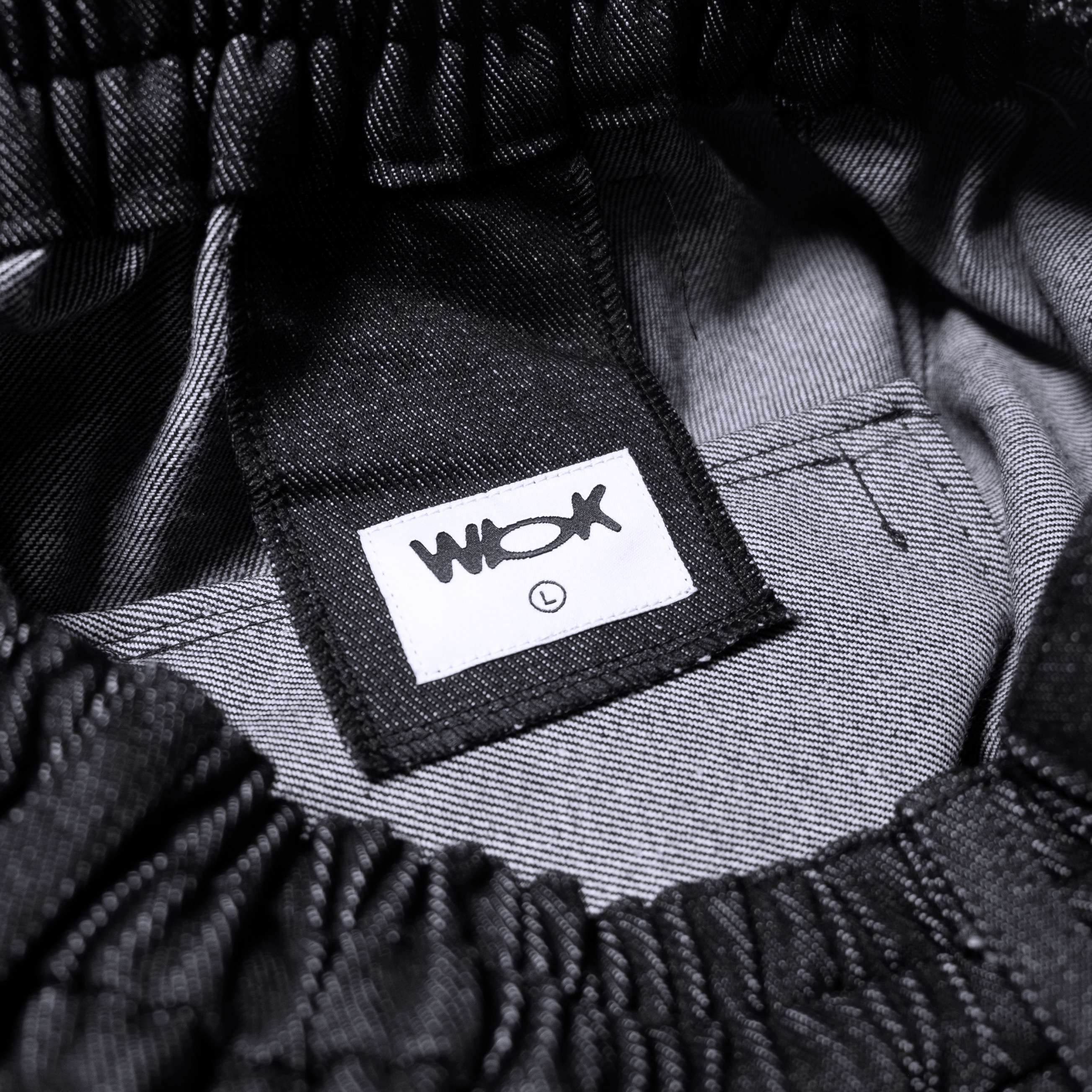 Hare Harem - Denim Pants ( Black Washed 12oz )