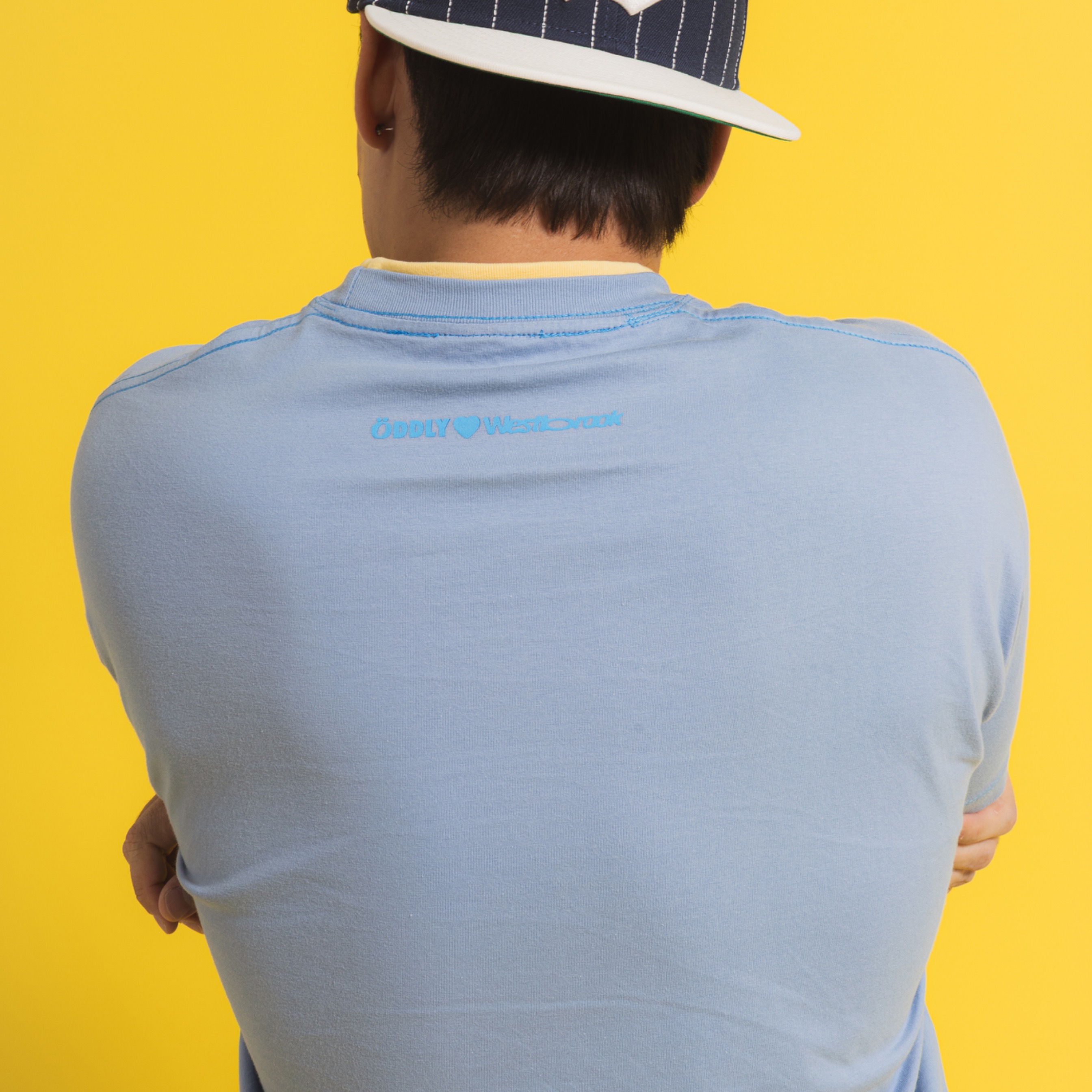 Denver Doodle Tee - Washed Blue