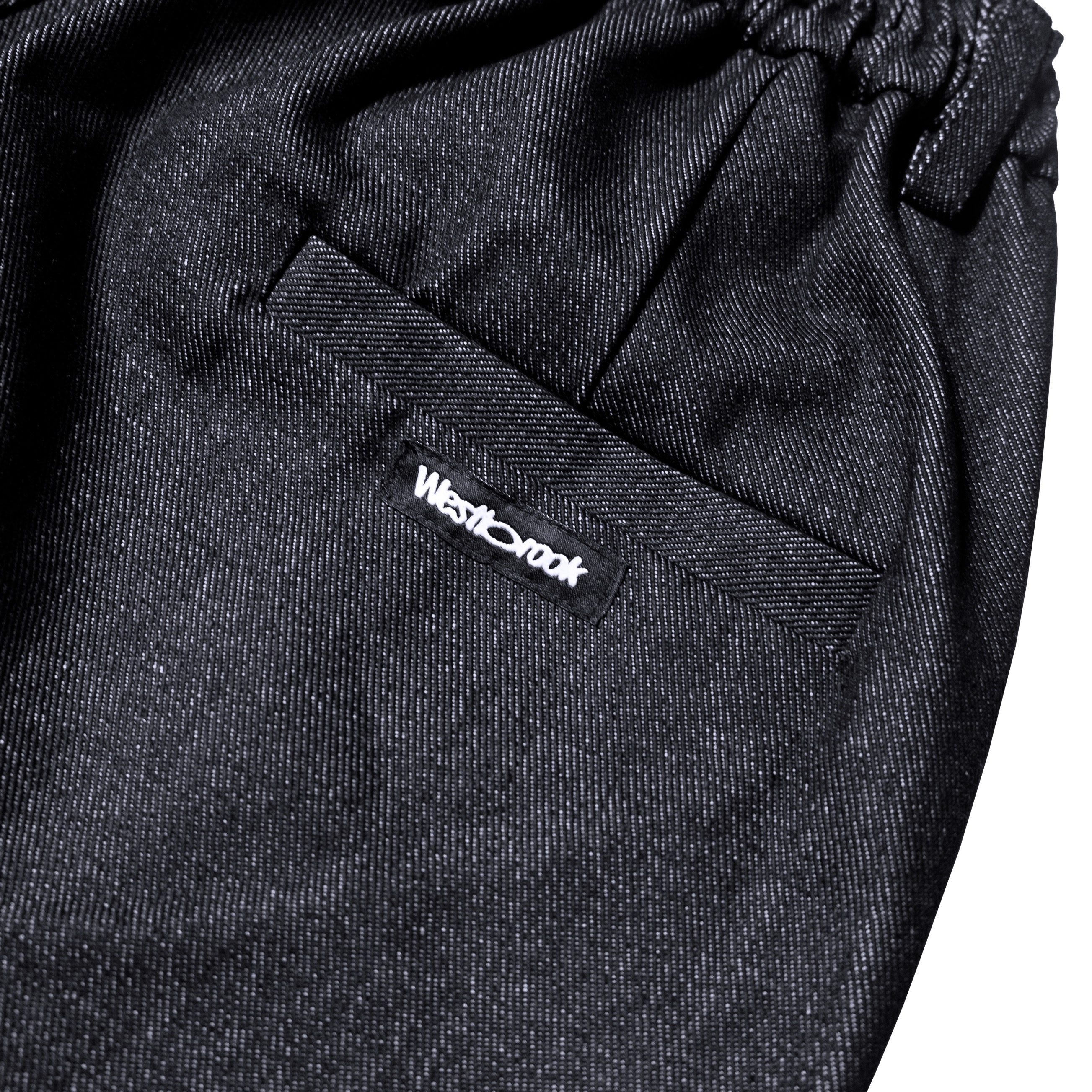 Hare Harem - Denim Pants ( Black Washed 12oz )