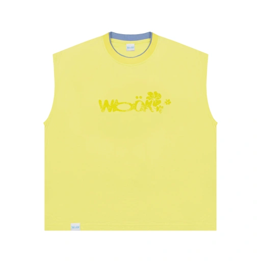 Stanley Sleeveless Tee - Washed Lime