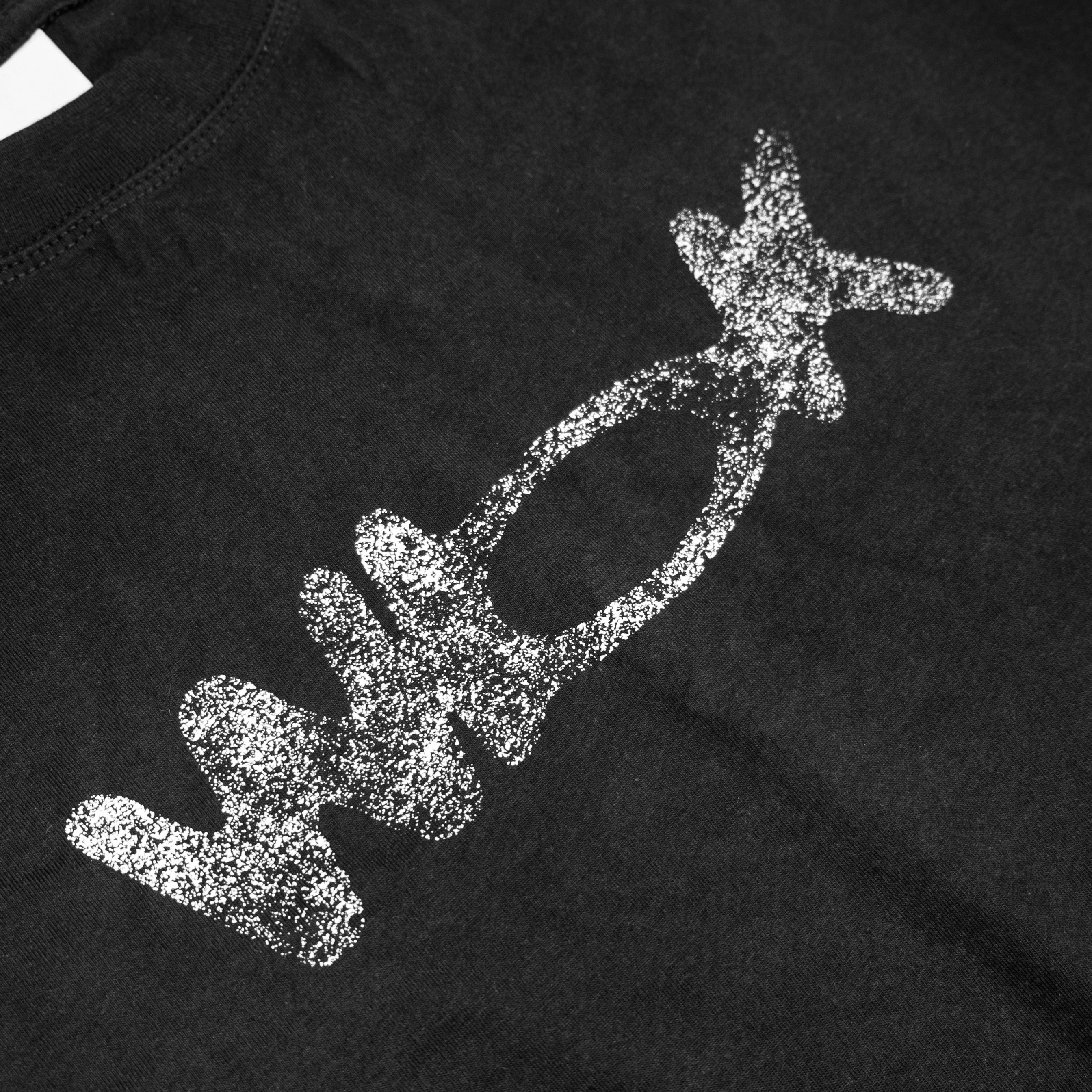 Sunray - Black Faded Fitted tee (  Pre Order )