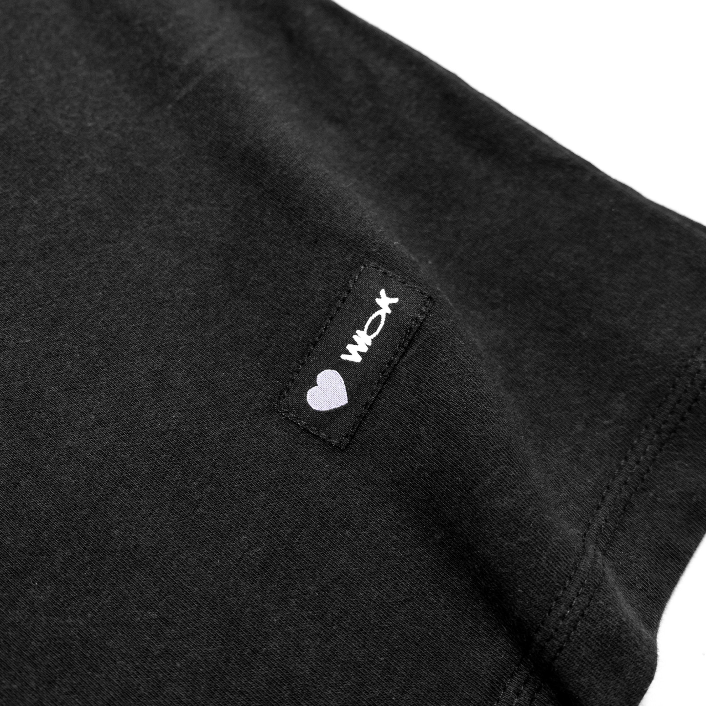 Sunray - Black Faded Fitted tee (  Pre Order )