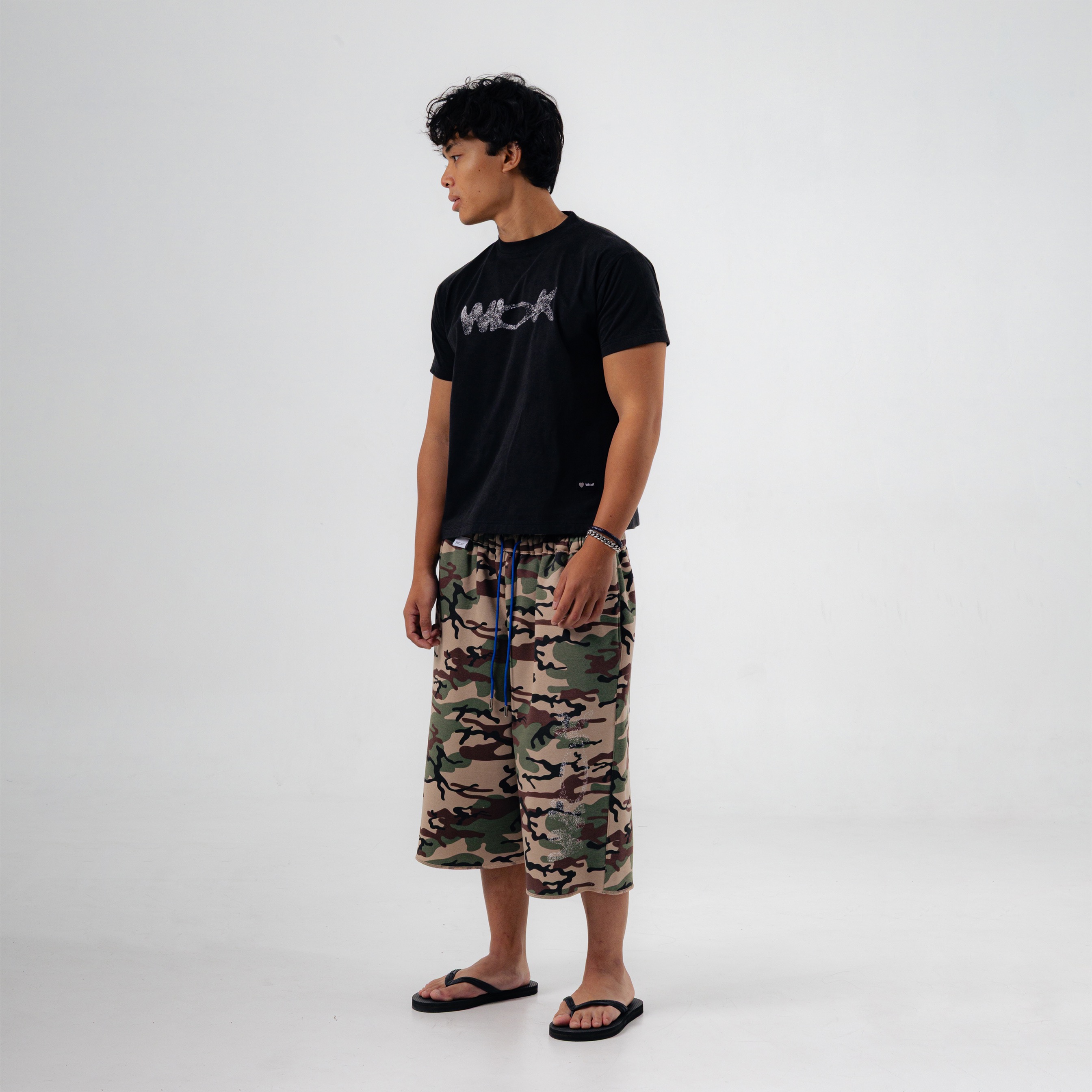 Sunray - Black Faded Fitted tee (  Pre Order )