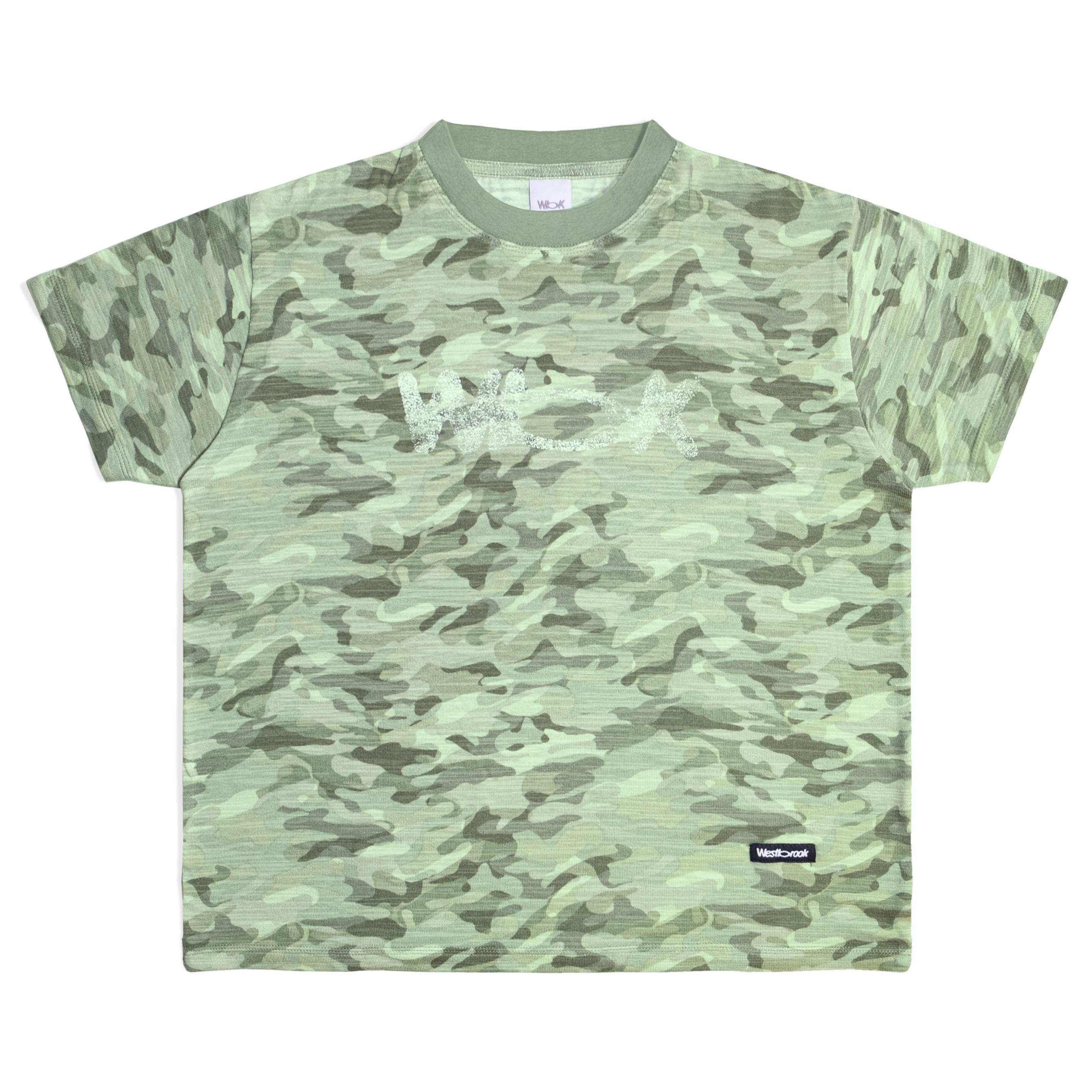 Camo ( Jade ) - Fitted tee