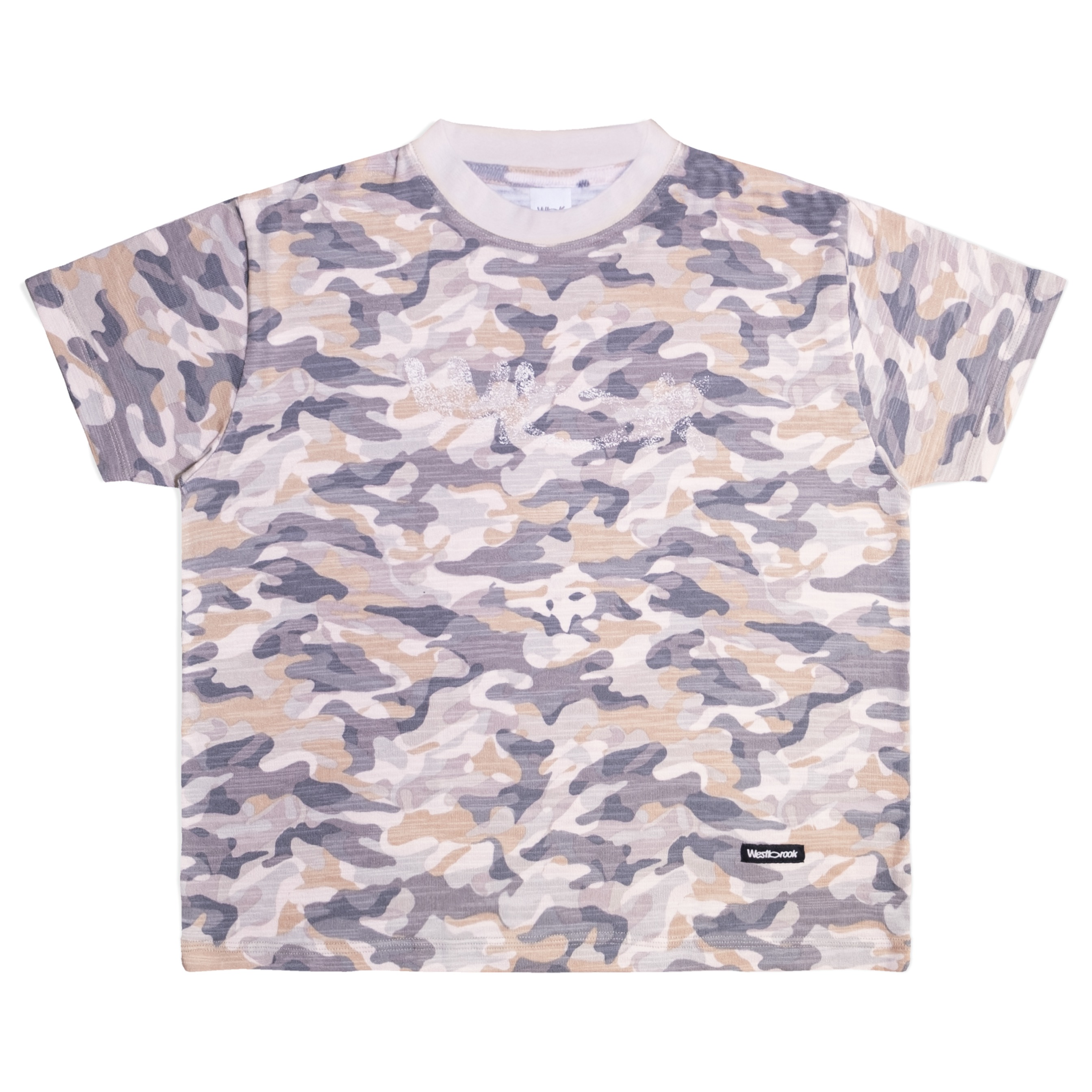 Camo ( Coral ) - Fitted tee