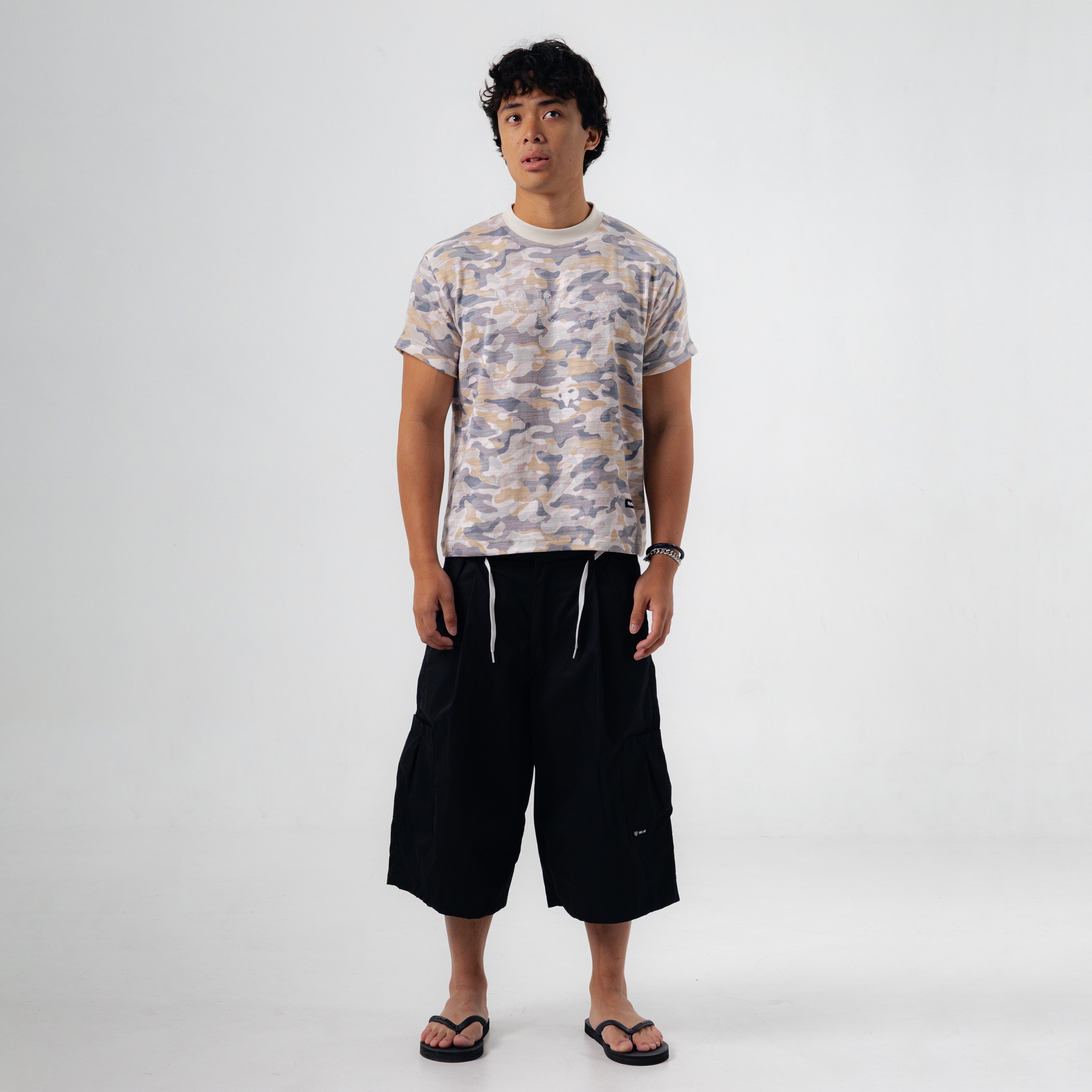 Camo ( Coral ) - Fitted tee