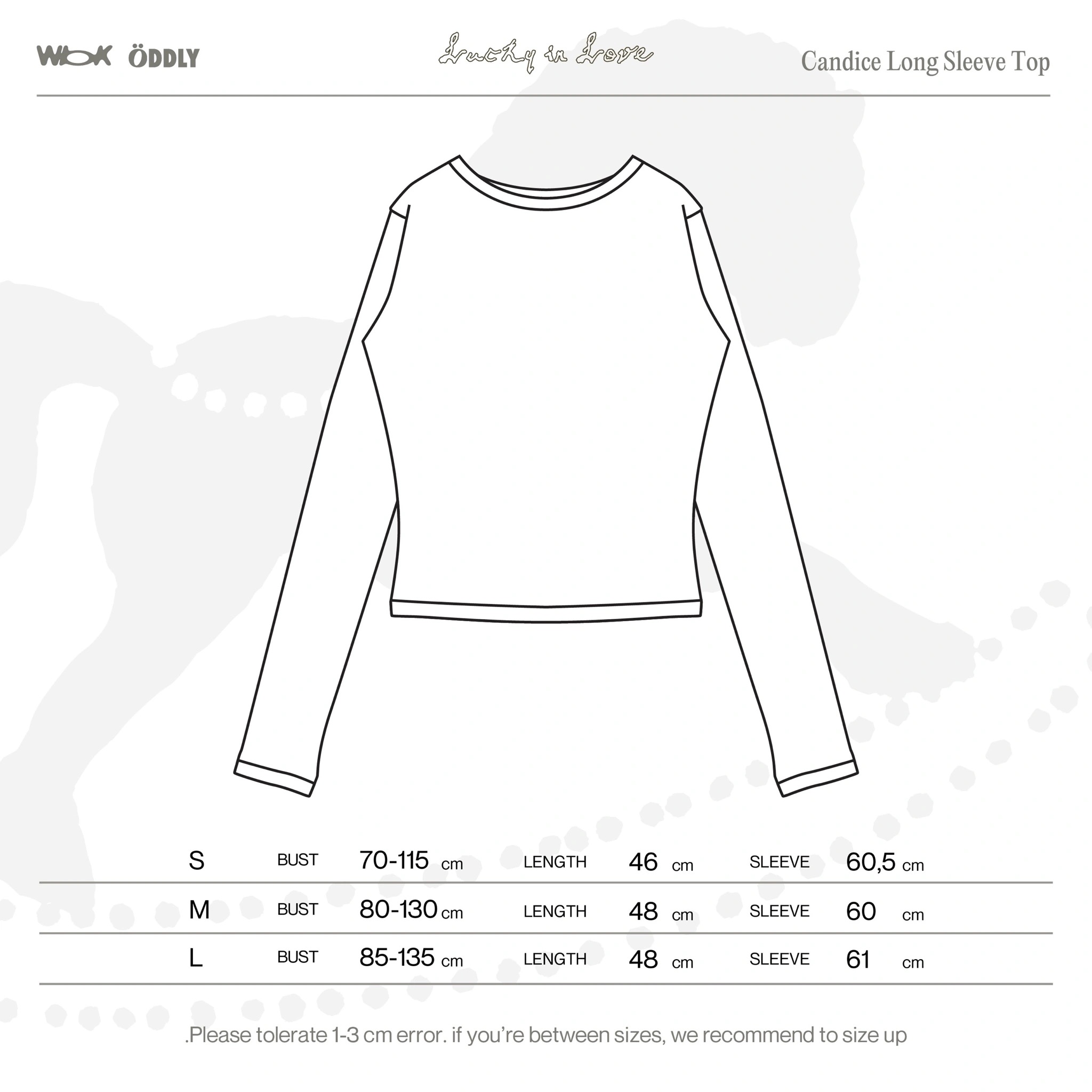 Candice Long Sleeve Top - Multicolour Grey