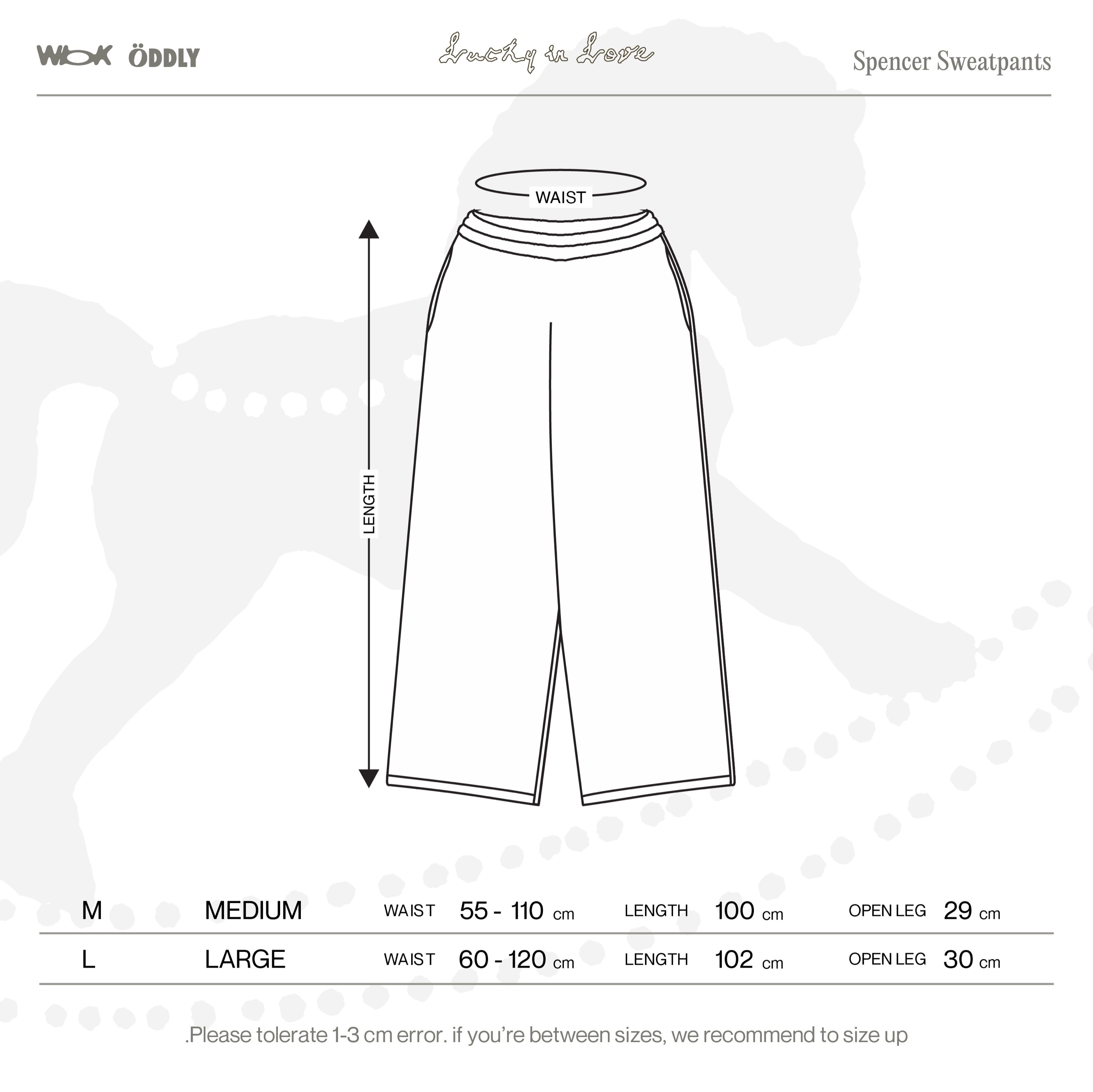 Spencer - Sweatpants Lucky White
