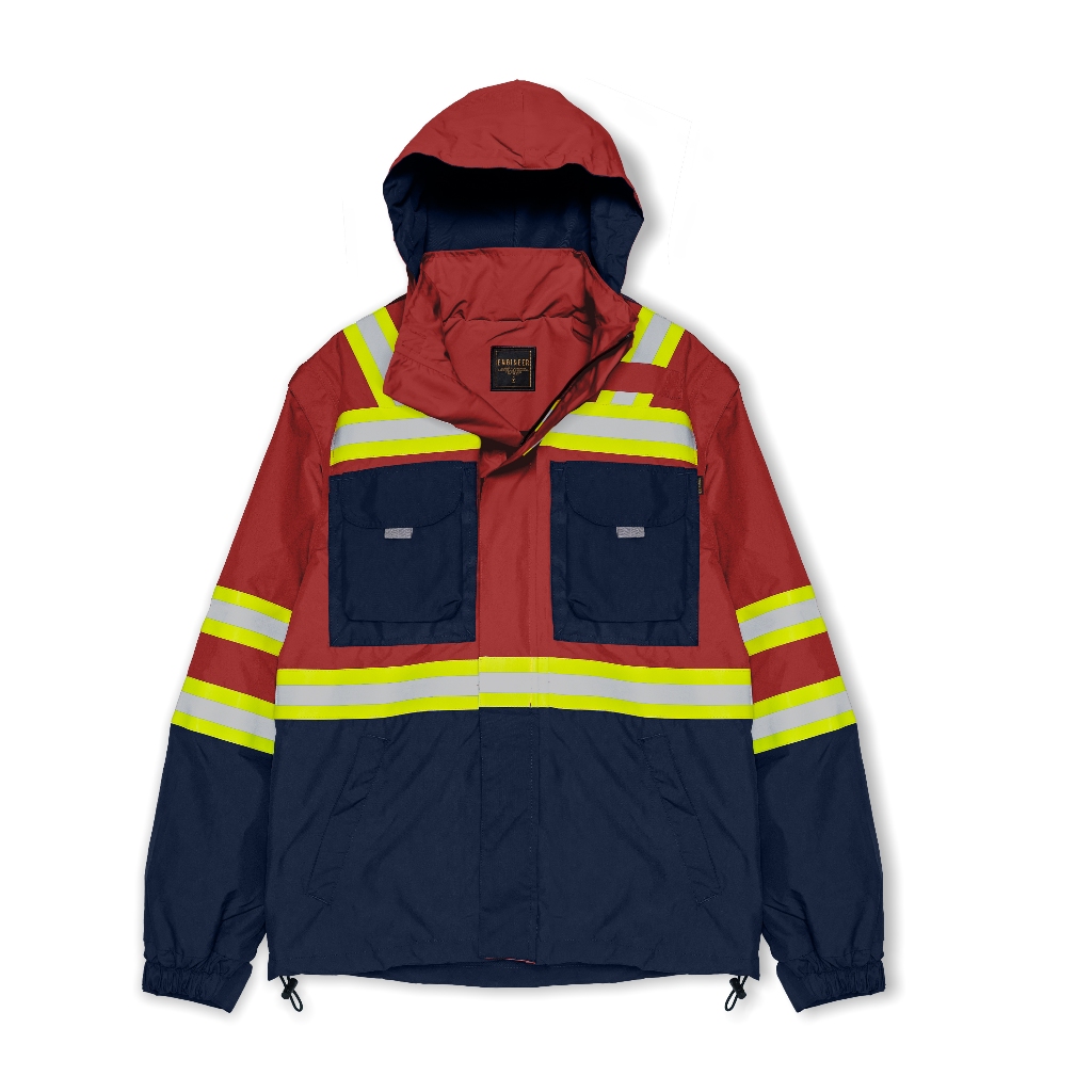 Engineer Workwear - Jacket Keselamatan Kerja High Visibility Webber Series Red