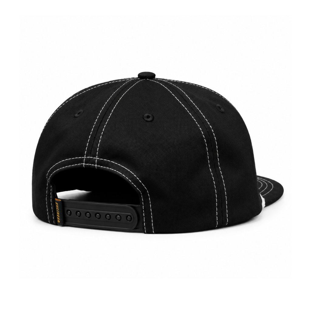 Engineer Workwear - Diesel Rope Hat - Patch Bordir | Hitam Unisex All Size