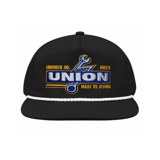 Engineer Workwear - Latch Rope Hat - Bordir | Hitam Unisex All Size