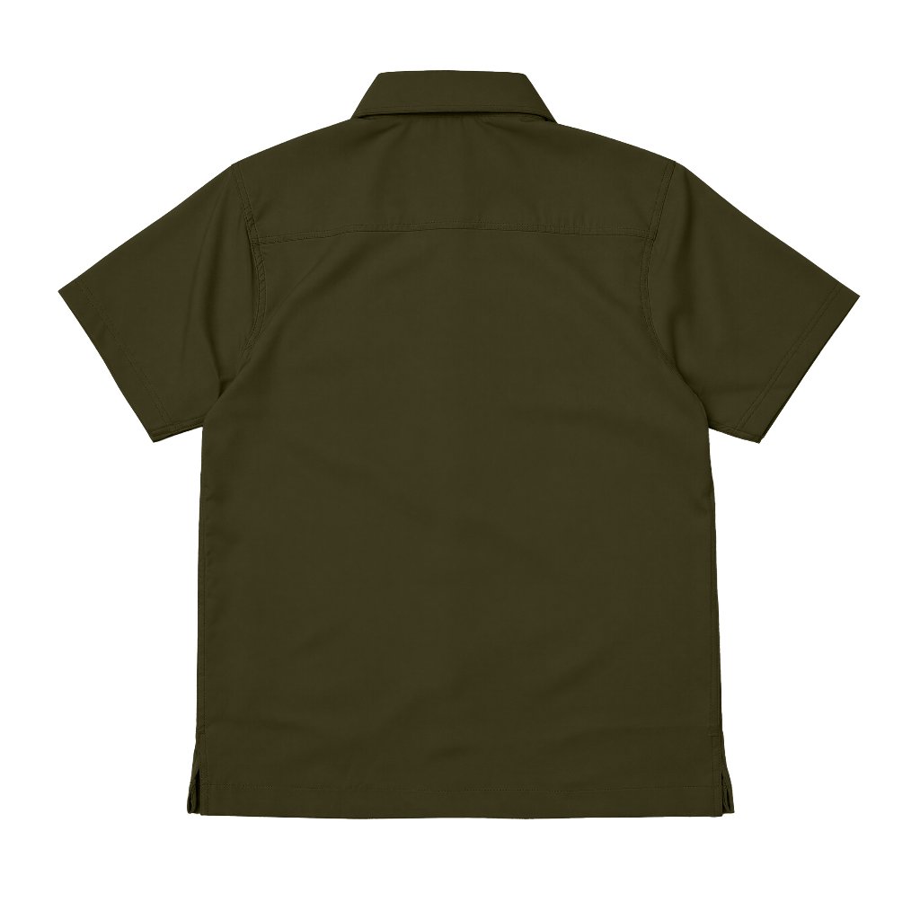 Engineer Workwear Refrige Olive Quickdry Workshirt Hijau Pekat Kemeja Pria Mudah Kering dan Ringan