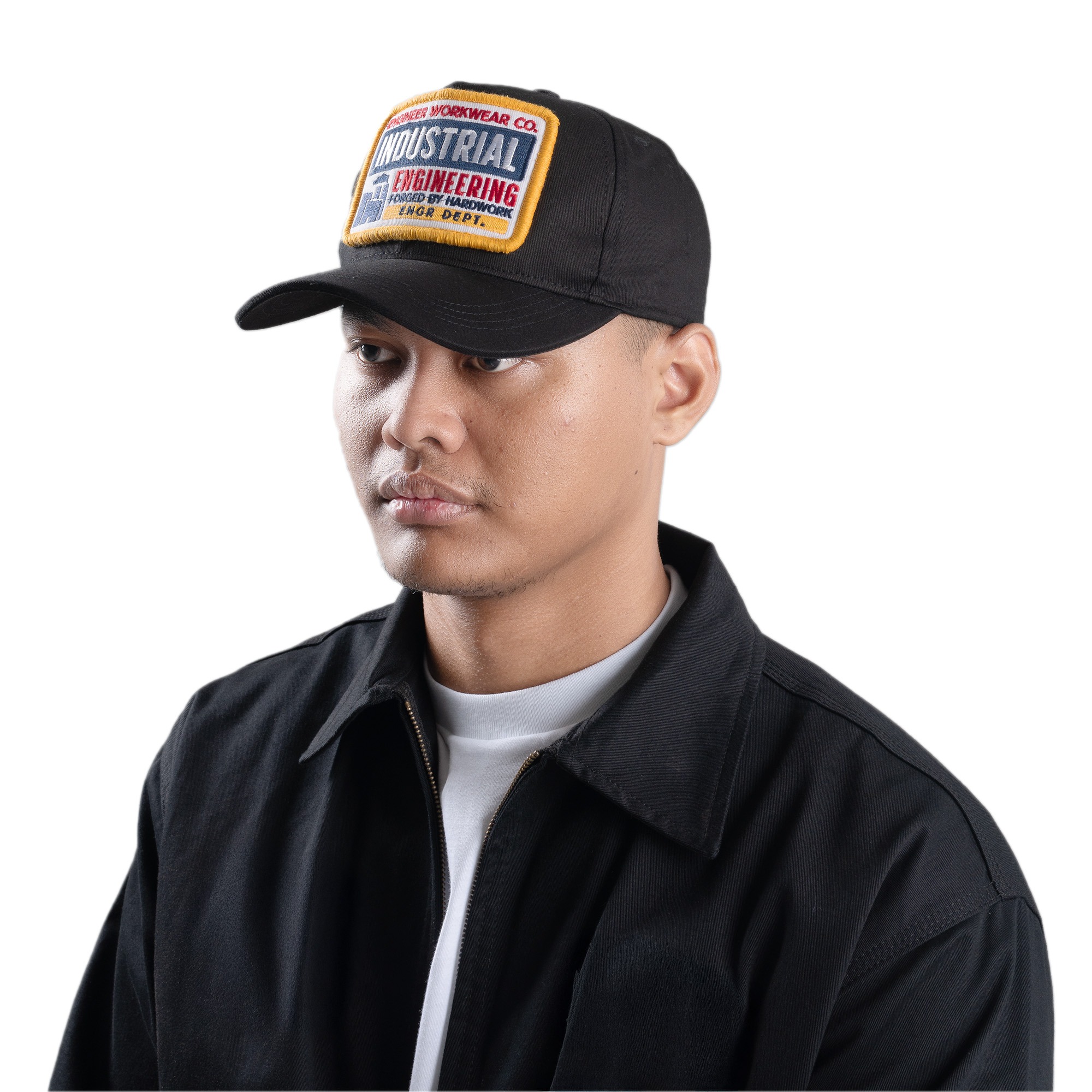 Beader Engr Dept Series Black Industrial Cap