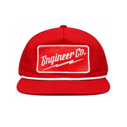 Engineer Workwear - Spark Rope Hat - Patch Bordir | Merah Unisex All Size