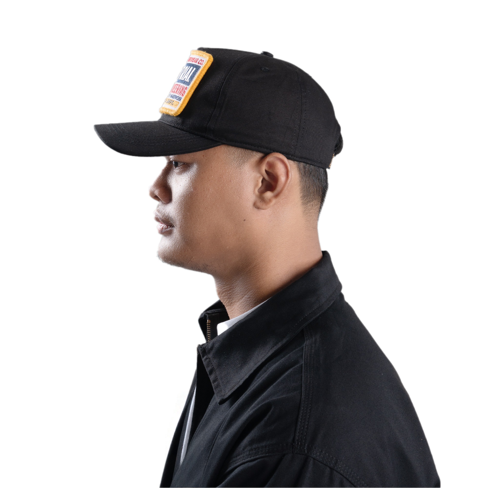 Beader Engr Dept Series Black Industrial Cap