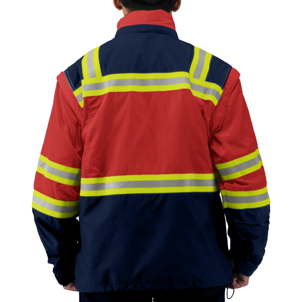 Engineer Workwear - Jacket Keselamatan Kerja High Visibility Webber Series Red