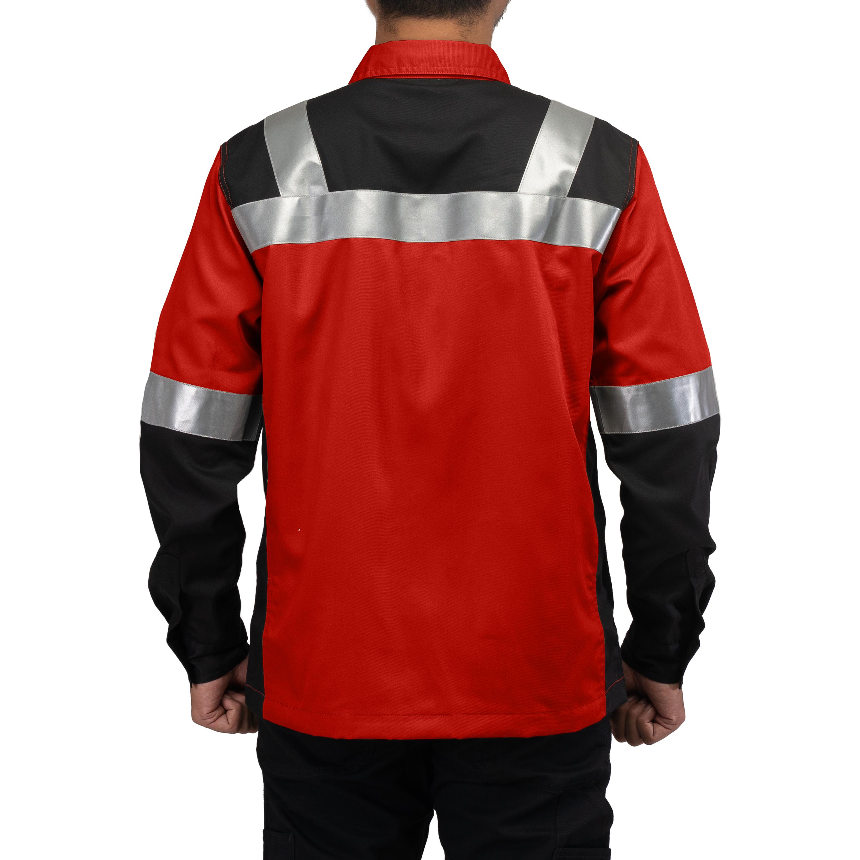 ERBIUM RED - Safety Reflector Fieldshirt